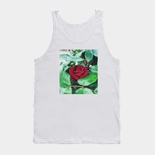 Red Rose Tank Top